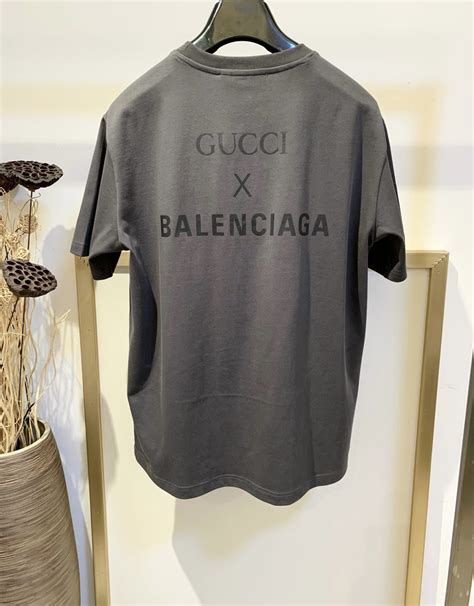 balenciaga x gucci t-shirt|Gucci Balenciaga scarf.